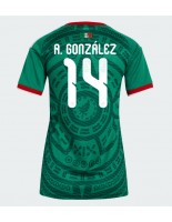 Mexiko Armando Gonzalez #14 Domácí Dres pro Dámské MS 2026 Krátký Rukáv